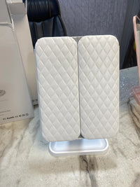 LED Makeup Mirror – 360° Rotating with Storage Space